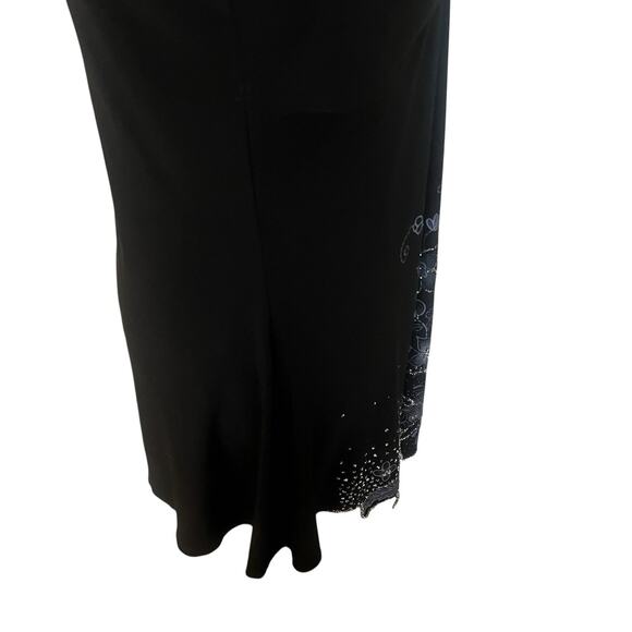 Libian USA Y2K Whimsygoth Sparkly Floral Print Mini Dress Black Size Large Fairy - Picture 7 of 11